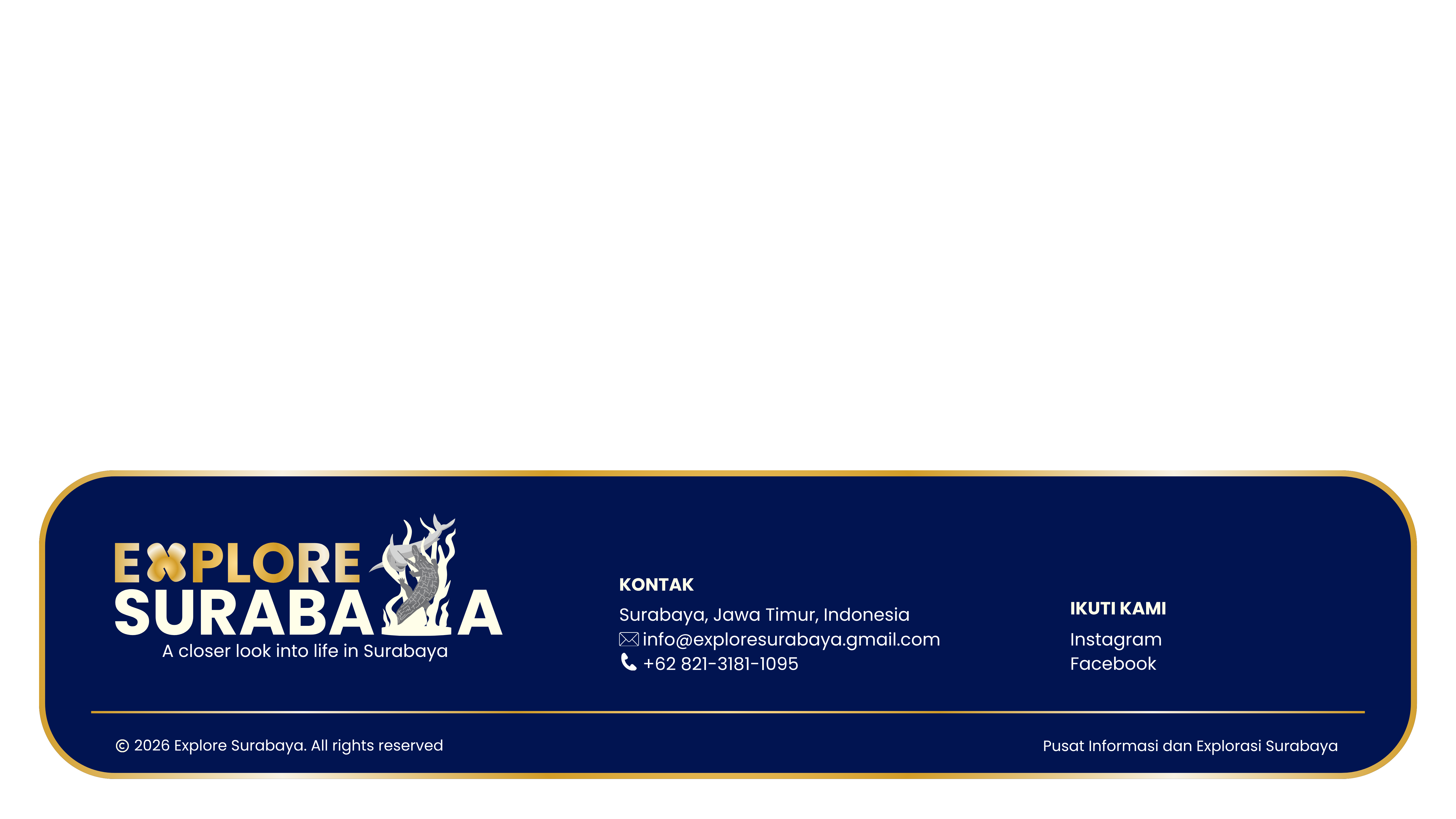 Explore Surabaya Footer